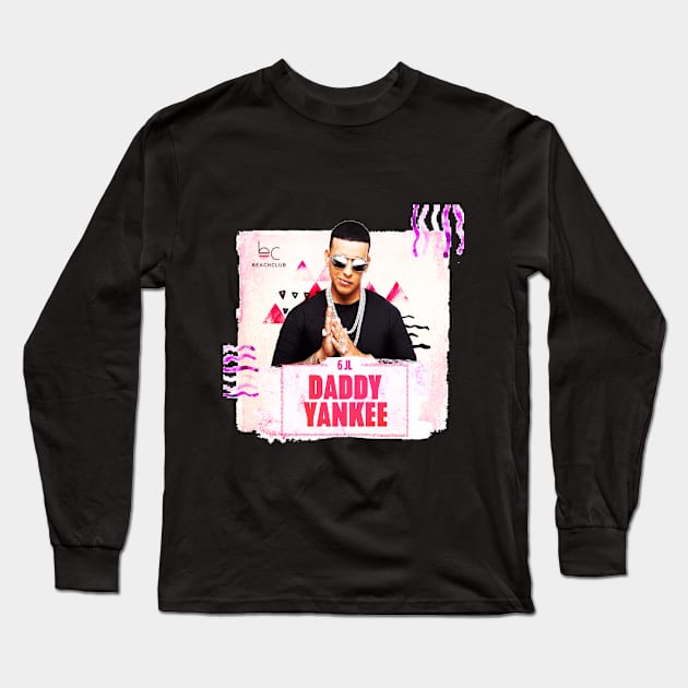 Daddy Yankee - Puerto Rican rapper, singer, songwriter, and actor Long Sleeve T-Shirt by Hilliard Shop